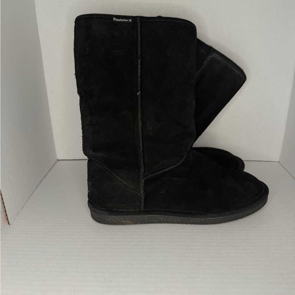 BearPaw Women's Emma Tall Black Boots
